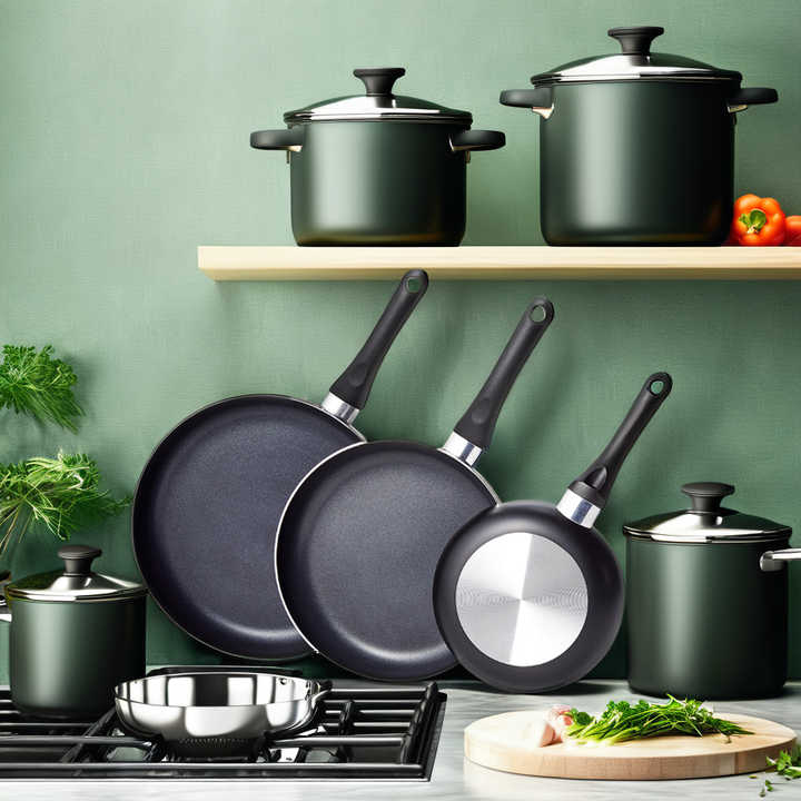 3-Piece Aluminum Pots Pans
