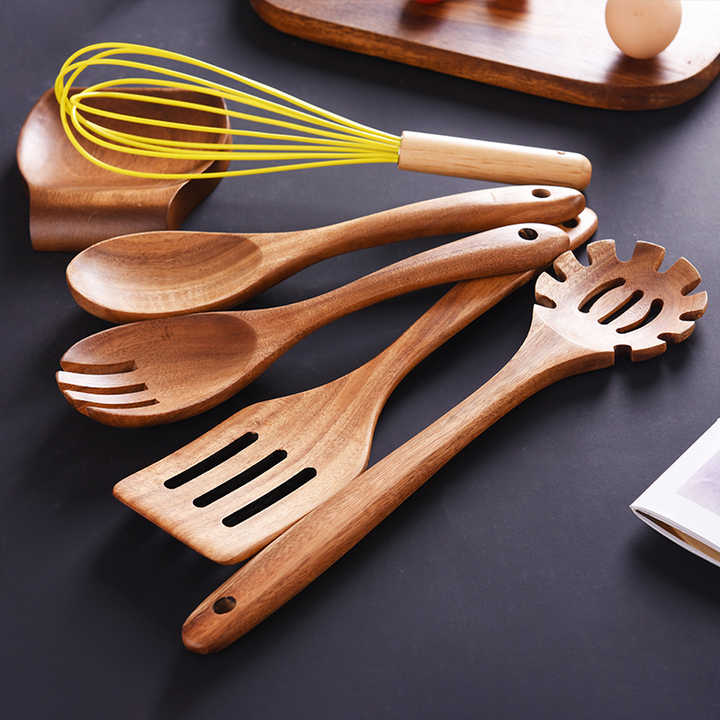kitchen 6-piece wooden spoons